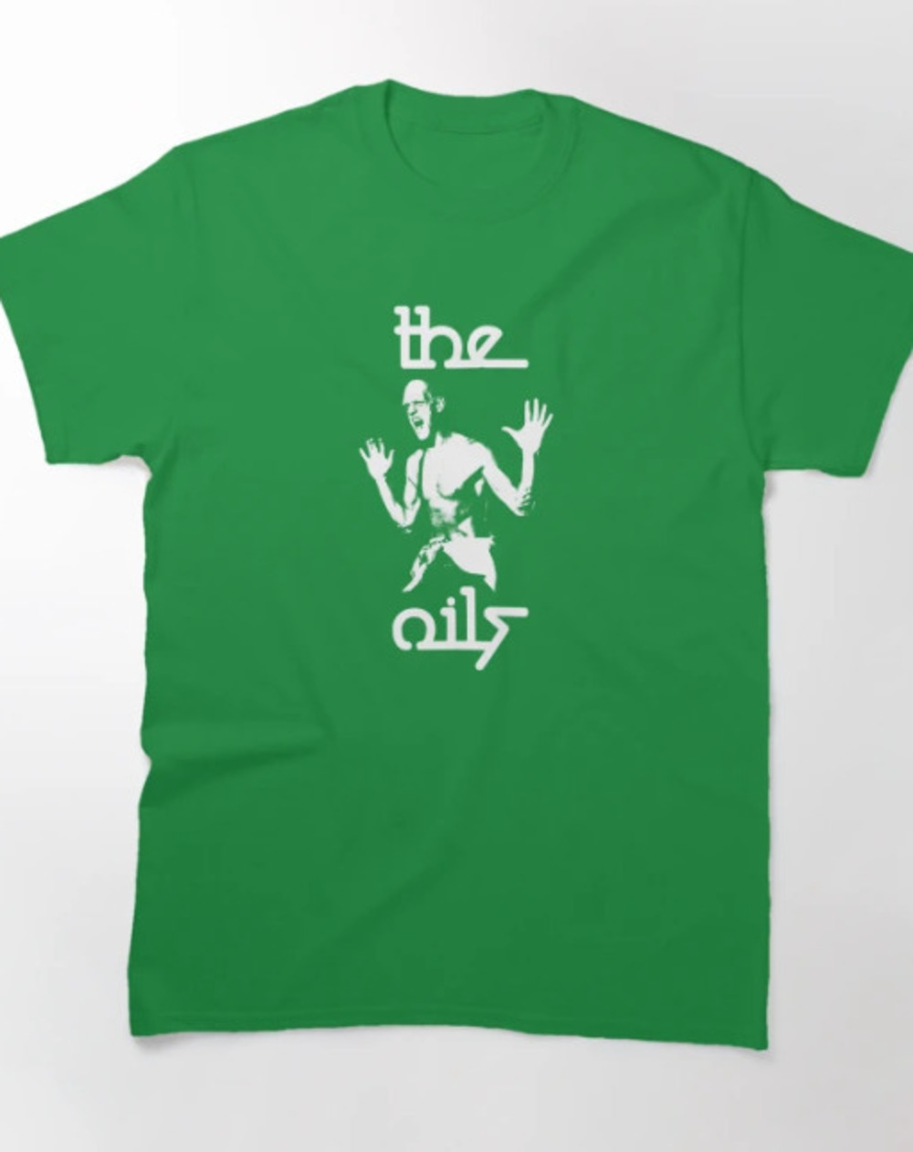 The Oils White Stencil 2 Classic T Shirt Irish Green